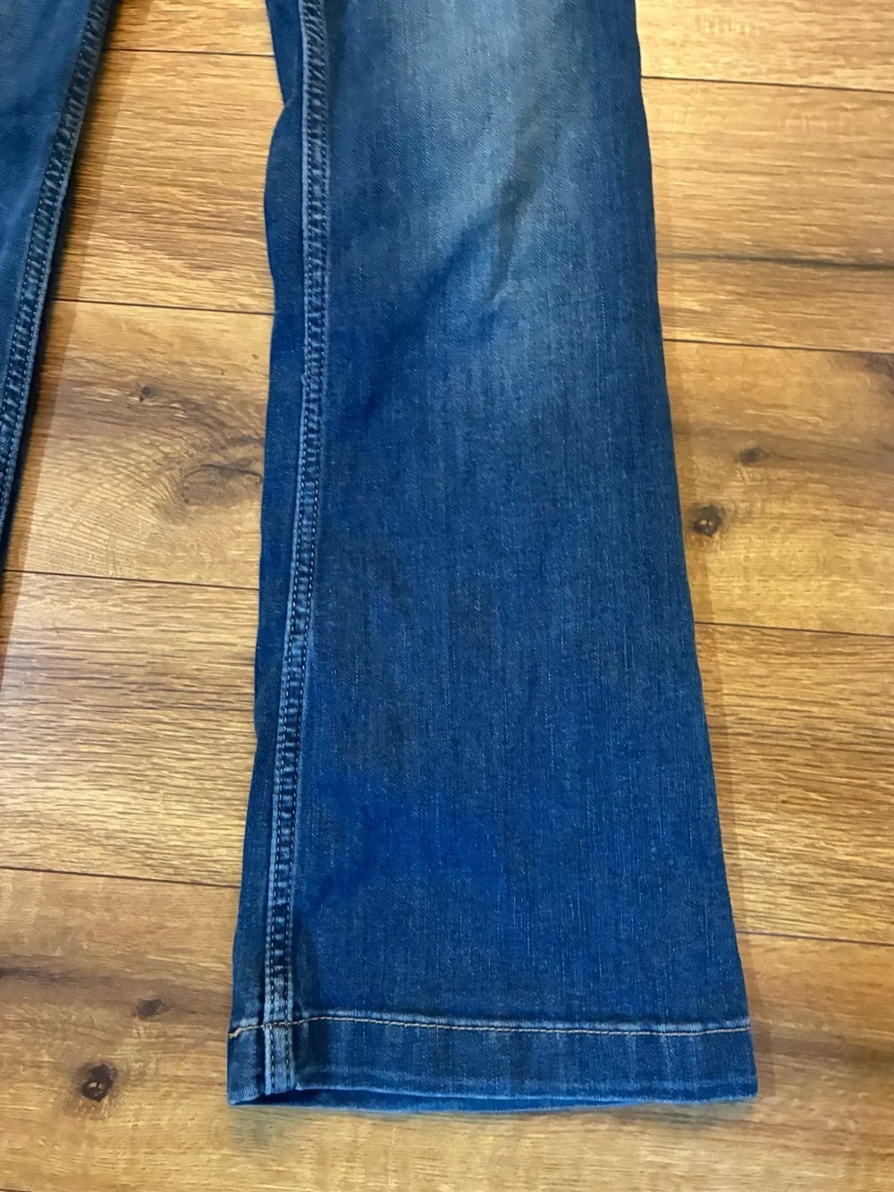 Abercrombie Kids 11-12 years Girls Low-Rise Bootcut Blue Denim Jeans